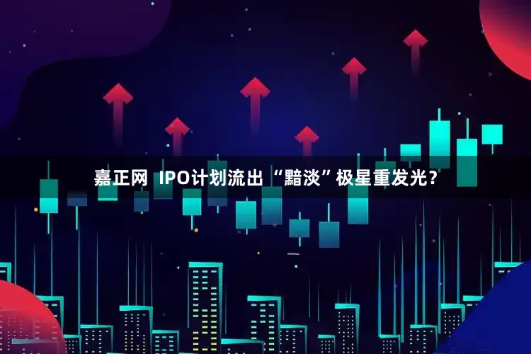 嘉正网  IPO计划流出 “黯淡”极星重发光？