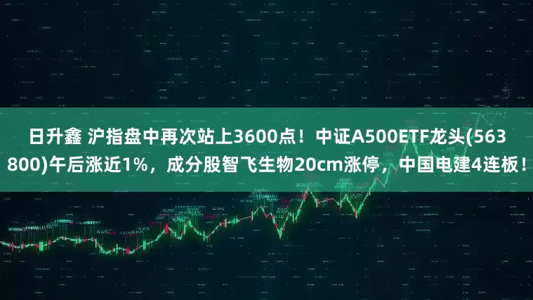 日升鑫 沪指盘中再次站上3600点！中证A500ETF龙头(563800)午后涨近1%，成分股智飞生物20cm涨停，中国电建4连板！