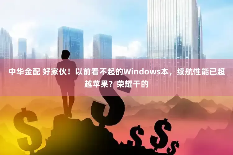 中华金配 好家伙！以前看不起的Windows本，续航性能已超越苹果？荣耀干的